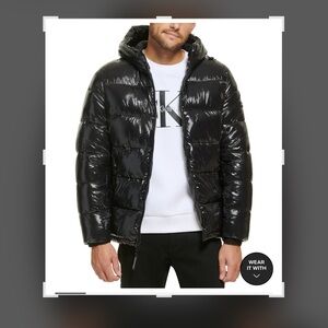 Calvin Klein Hooded Puffer Jacket  Brand New. No tags